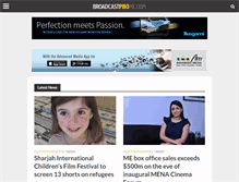 Tablet Screenshot of broadcastprome.com
